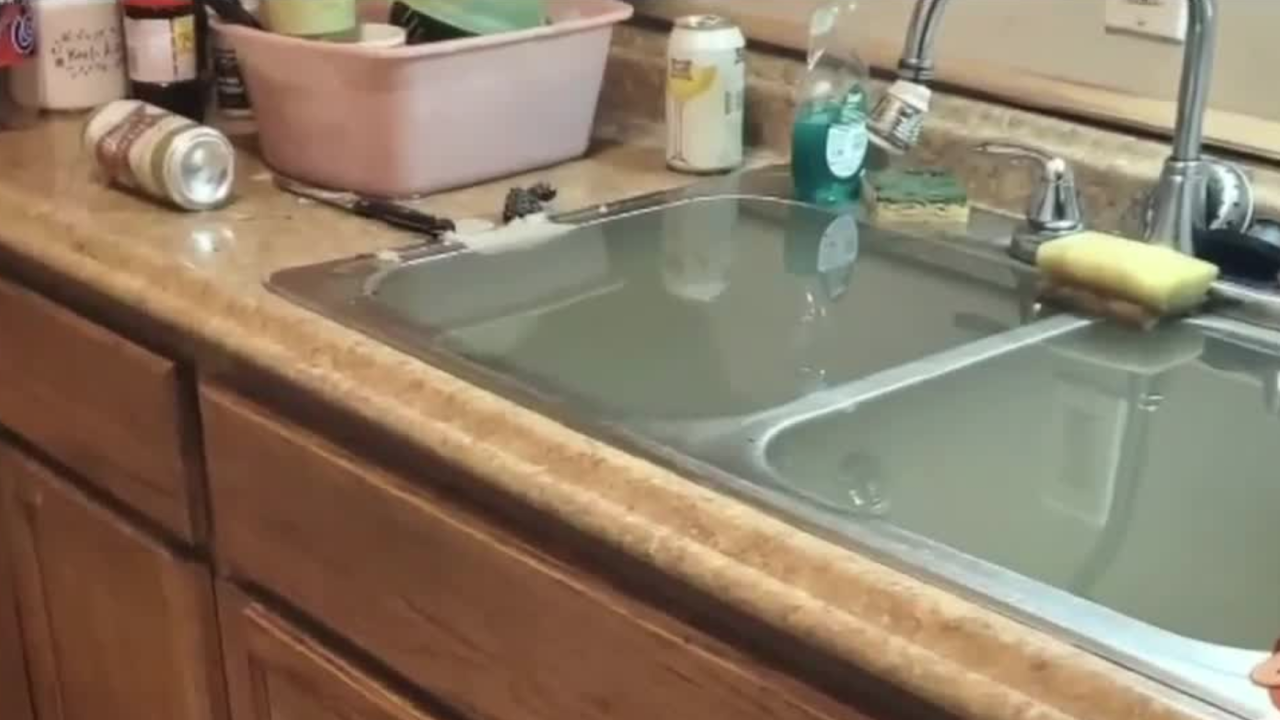 kitchen sink safety Detroit man fed up with sewer water backing up into kitchen sink